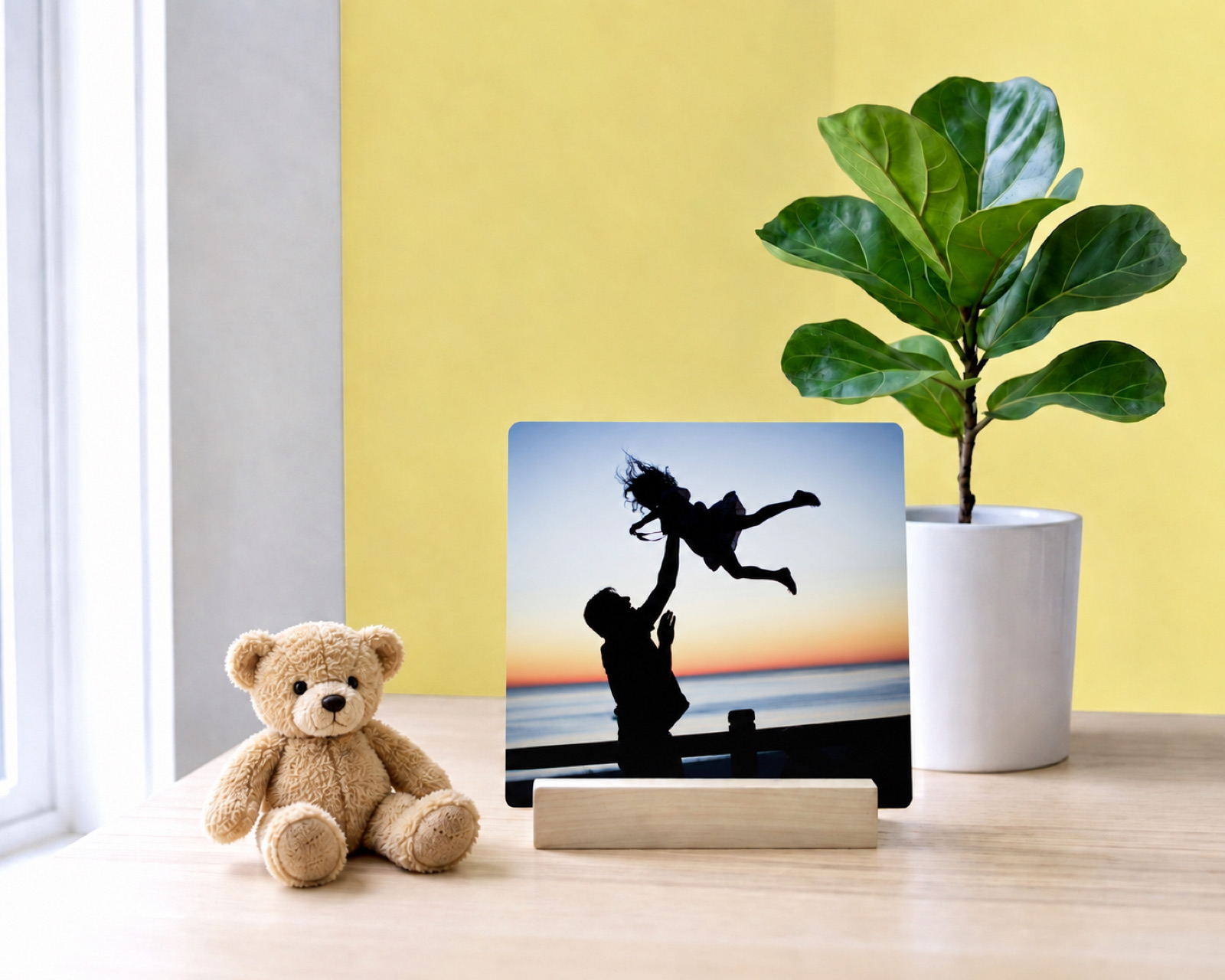 A family year in review desk print from SimplePrints