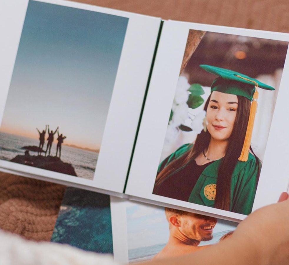 Photo Book showing a graduation